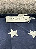 Equipment 100% Silk Stars Blue Short Sleeve Silk Top Size S - photo 7