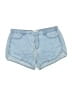Bershka Blue Denim Shorts Size L - photo 1