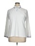 PETER MILLAR Solid White 3/4 Sleeve Blouse Size XL - photo 1