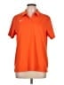 Nike 100% Polyester Orange Short Sleeve Polo Size L - photo 1