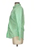 J.Crew Factory Store 100% Cotton Print Green Long Sleeve Blouse Size XS - photo 5