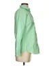 J.Crew Factory Store 100% Cotton Print Green Long Sleeve Blouse Size XS - photo 4