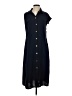 Assorted Brands Solid Blue Casual Dress Size S - photo 1