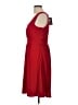 Essentials by ABS Solid Red Casual Dress Size L - photo 5