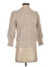 H&M Metallic Tan Turtleneck Sweater Size S - photo 1