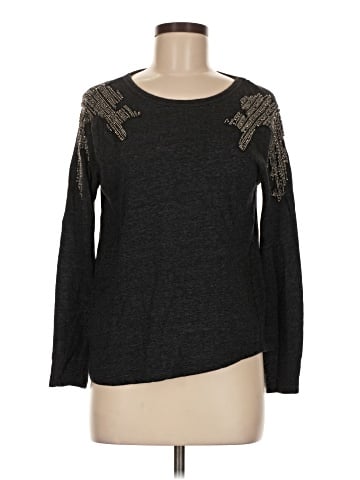 Zara W&B Collection Long Sleeve Top (view 1)