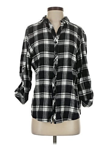 Hester & Orchard 3/4 Sleeve Button-Down Shirt (view 1)