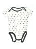Amazon Essentials 100% Cotton Polka Dots White Short Sleeve Onesie Size 3-6 mo - photo 1