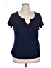 Venus Blue Short Sleeve Top Size XL - photo 1