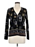 Plisse 100% Polyester Black Kimono Size M - photo 1