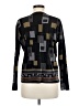 Plisse 100% Polyester Black Kimono Size M - photo 2