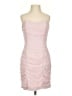 H&M 100% Polyester Pink Cocktail Dress Size 4 - photo 1