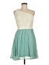 Soieblu 100% Polyester Teal Cocktail Dress Size M - photo 1