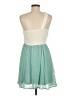 Soieblu 100% Polyester Teal Cocktail Dress Size M - photo 2
