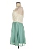 Soieblu 100% Polyester Teal Cocktail Dress Size M - photo 5