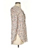 Maeve 100% Rayon Polka Dots Ivory 3/4 Sleeve Blouse Size 2 - photo 4