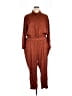 On 34th Animal Print Brown Jumpsuit Size 2X - photo 1
