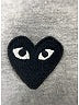 Play Comme Des Garçons Hearts Gray Short Sleeve T-Shirt Size L - photo 7