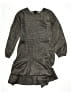 Indigo Rein 100% Polyester Gray Gold Dress Size 16 - photo 1