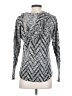 O'Neill Chevron-herringbone Silver Pullover Sweater Size S - photo 2