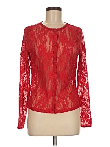 White House Black Market Long Sleeve Blouse (view 1)