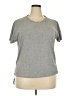 ON FIRE 100% Cotton Gray Active T-Shirt Size 3X - photo 1