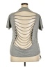 ON FIRE 100% Cotton Gray Active T-Shirt Size 3X - photo 2