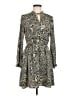 H&M 100% Polyester Paisley Gray Casual Dress Size 6 - photo 1