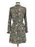 H&M 100% Polyester Paisley Gray Casual Dress Size 6 - photo 2