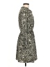 H&M 100% Polyester Paisley Gray Casual Dress Size 6 - photo 4