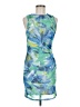 Blāshe Graphic Blue Cocktail Dress Size M - photo 1