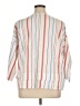 Blanque Stripes Ivory 3/4 Sleeve Blouse Size 1X (1) - photo 2