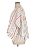 Blanque Stripes Ivory 3/4 Sleeve Blouse Size 1X (1) - photo 5