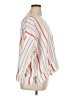 Blanque Stripes Ivory 3/4 Sleeve Blouse Size 1X (1) - photo 4
