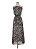 Guess 100% Polyester Paisley Gray Casual Dress Size XS - photo 1