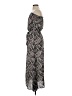 Guess 100% Polyester Paisley Gray Casual Dress Size XS - photo 5