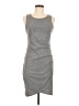 Leith Solid Gray Casual Dress Size M - photo 1