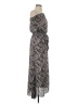 Guess 100% Polyester Paisley Gray Casual Dress Size XS - photo 4