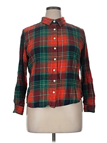 Laura Scott Long Sleeve Button-Down Shirt (view 1)
