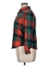 Laura Scott 100% Cotton Plaid Red Long Sleeve Button-Down Shirt Size XL - photo 5