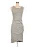 Leith Solid Gray Casual Dress Size M - photo 1