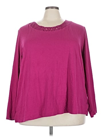 Just My Size 3/4 Sleeve T-Shirt (view 1)