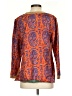 Soft Surroundings 100% Polyester Orange Long Sleeve Blouse Size XS - photo 2