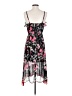 Express 100% Polyester Floral Black Casual Dress Size S - photo 2
