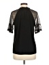 Anne Klein Black Short Sleeve Blouse Size M - photo 2