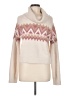 Ruby Moon 100% Polyester Chevron-herringbone Ivory Pullover Sweater Size M - photo 1