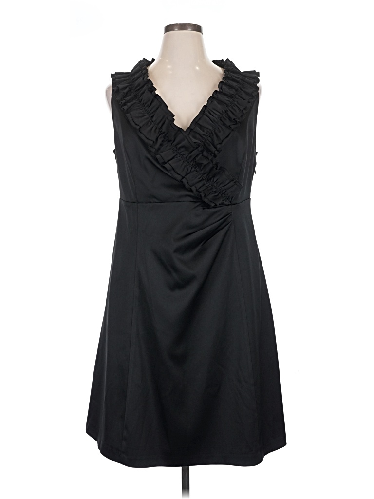 Pre-owned Lane Bryant Cocktail Dress In Black