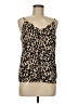 Halogen 100% Polyester Tan Sleeveless Top Size M - photo 1