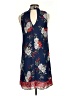 Miami 100% Polyester Print Blue Casual Dress Size S - photo 2