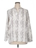 Kenar 100% Polyester Ivory Long Sleeve Blouse Size XL - photo 1